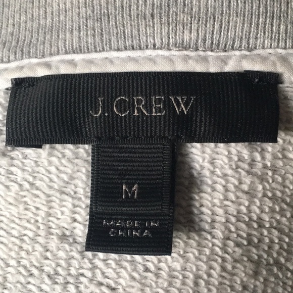 Gray j crew sweatshirt - Picture 2 of 2